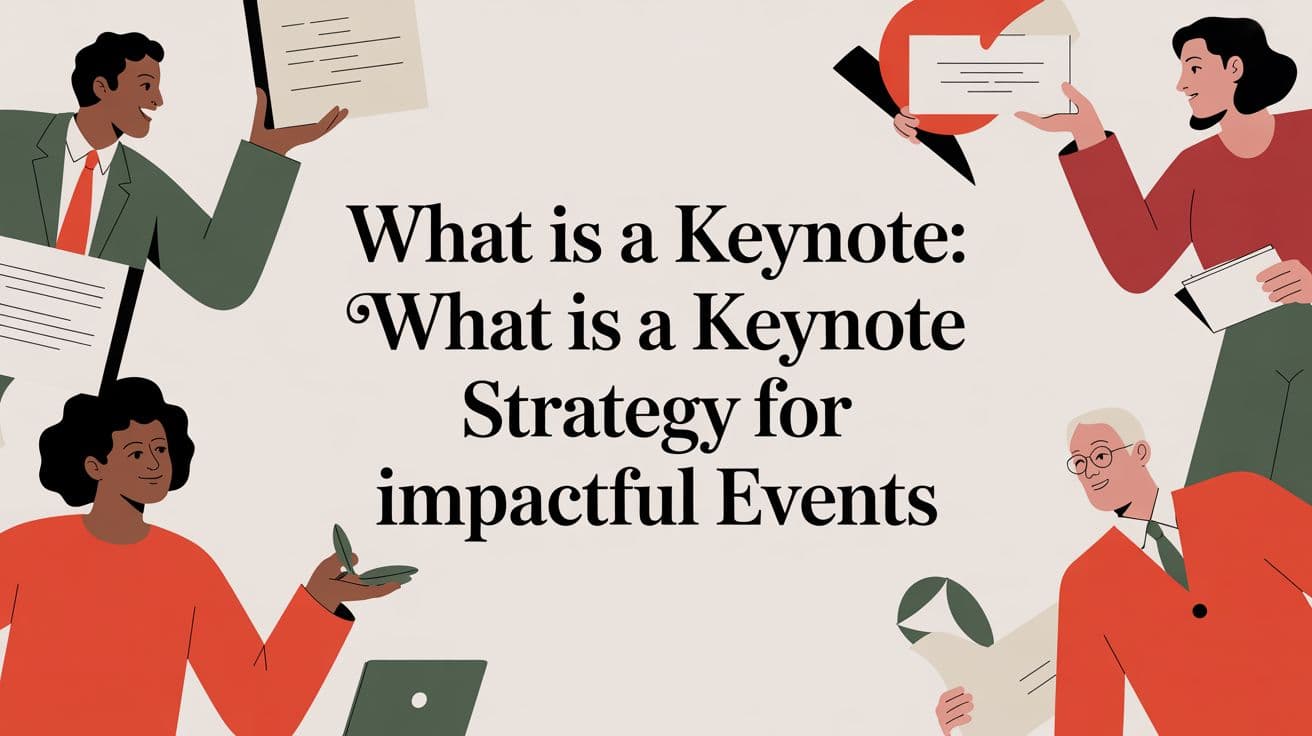 What Is a Keynote Speech? Definition, Types, and How to Make Yours Count